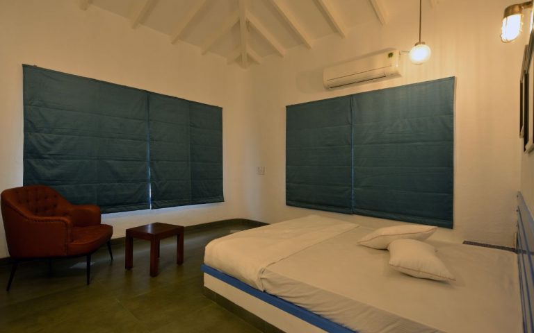 Tranquil bedroom 2 in 3BHK villa: Perfect for restful nights.