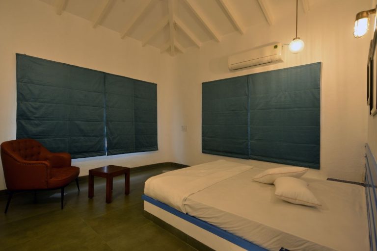 Tranquil bedroom 2 in 3BHK villa: Perfect for restful nights.