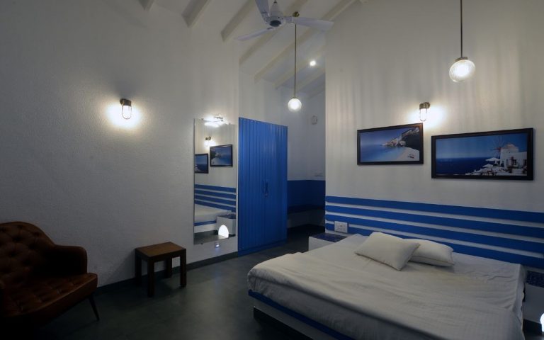 Bedroom 3 in 3BHK villa: Cozy and inviting.