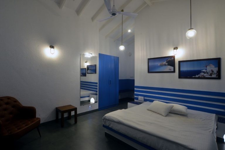 Bedroom 3 in 3BHK villa: Cozy and inviting.