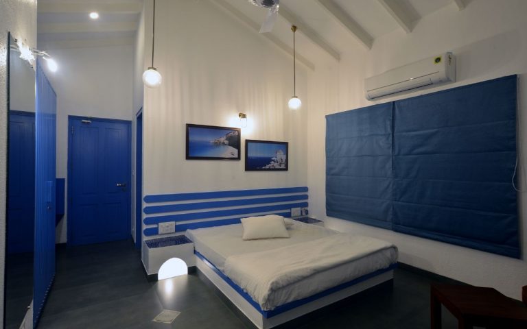 Bedroom 3 in 3BHK villa: Cozy and inviting.