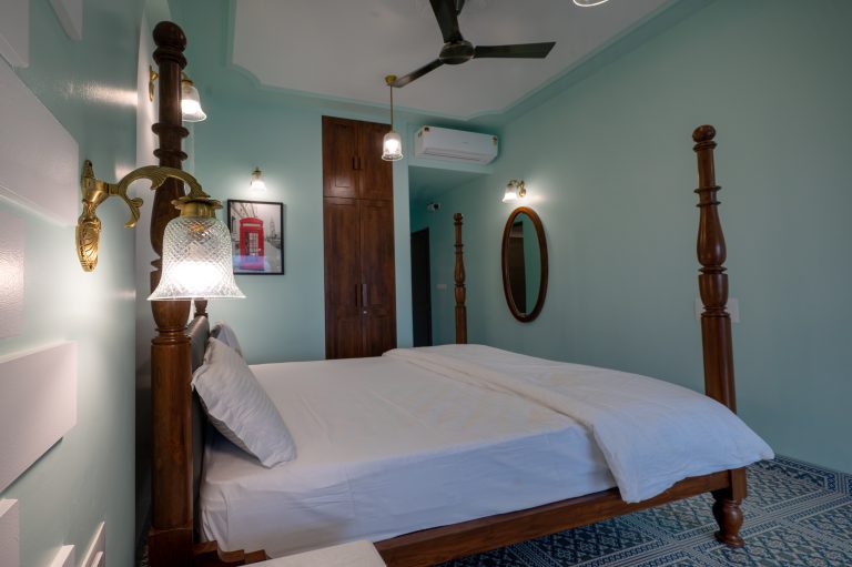 Bedroom 3 in 4BHK villa: Cozy and inviting.